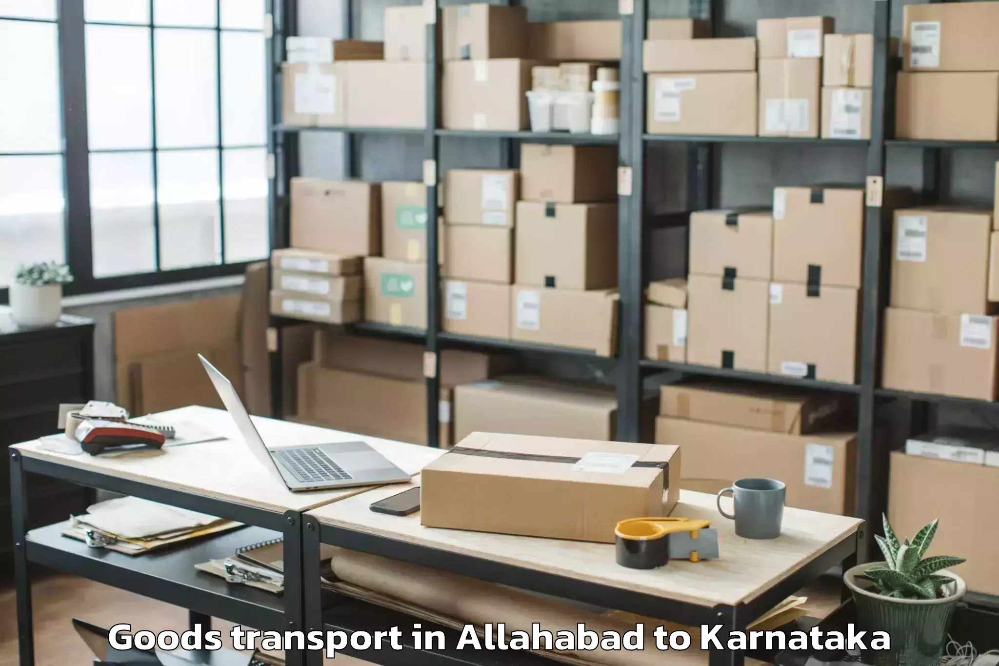 Affordable Allahabad to Humnabad Goods Transport